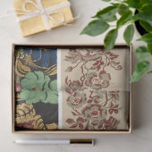 Papier Mousseline Étendeurs Arrière - plans Floral Junk Journal (Cadeau)