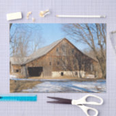 Papier Mousseline Étendue de la grange rurale  (Artisanat)