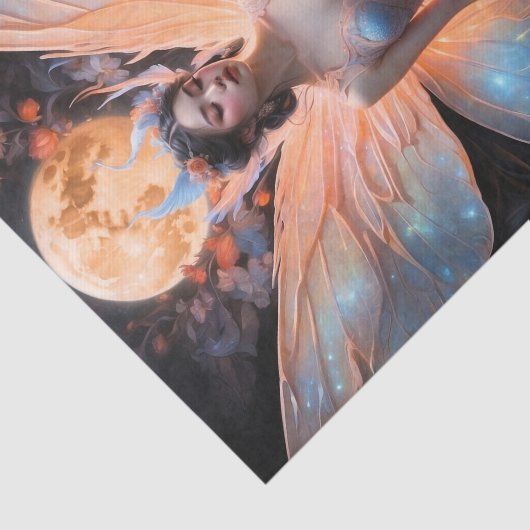 Papier Mousseline Ethereal Fairy Decoupage Tissue Paper (Détail)