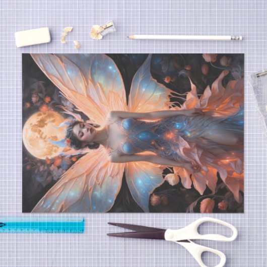 Papier Mousseline Ethereal Fairy Decoupage Tissue Paper (Artisanat)