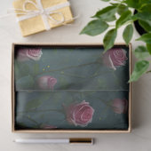 Papier Mousseline Ethereal Fairy Surrounded By Vibrant Pink Roses (Cadeau)
