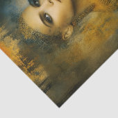 Papier Mousseline Ethereal Feminine Mystical Duality EW2R Decoupage (Détail)