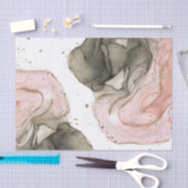 Papier Mousseline Ethereal Moody Black Gold Inky Imaginaire Glam (Artisanat)