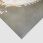 Papier Mousseline Ethereal Ornamental Oval and Floral Botanical  (Détail)