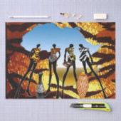 Papier Mousseline Ethnique (Artisanat)