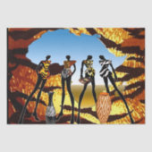 Papier Mousseline Ethnique (Recto)