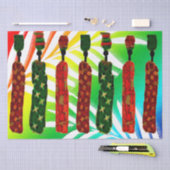 Papier Mousseline Ethnique (Artisanat)