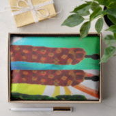 Papier Mousseline Ethnique (Cadeau)