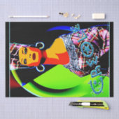 Papier Mousseline Ethnique (Artisanat)