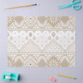 Papier Mousseline Ethnique géométrique Tribal Tribal sans couture Mo (Artisanat)