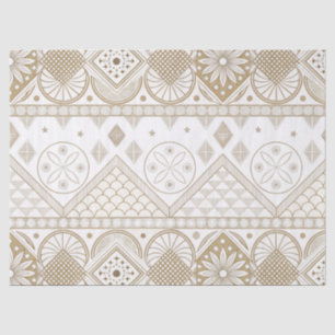 Papier Mousseline Ethnique géométrique Tribal Tribal sans couture Mo