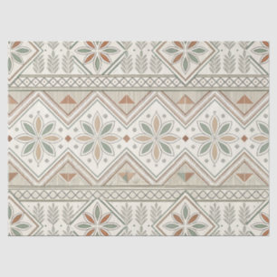 Papier Mousseline Ethnique géométrique Tribal Tribal sans couture Mo