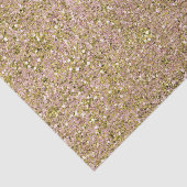 Papier Mousseline Étincelle de la Parties scintillant de Rose rose e (Détail)