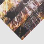 Papier Mousseline Étincelles du drapeau de l'excavateur (Détail)