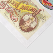 Papier Mousseline étiquette 11 10x15 Vintage Decoupage (Détail)