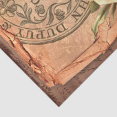 Papier Mousseline Étiquette vintage et illustrations Chic Shabby (Détail)