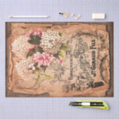 Papier Mousseline Étiquette vintage et illustrations Chic Shabby (Artisanat)