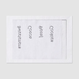 Papier Mousseline Étiquettes de pot de cuisine renversés pour des