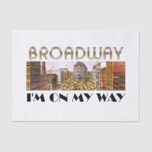 Papier Mousseline Étoile de Broadway de PIÈCE EN T