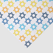 Papier Mousseline Étoile de David de couleur juive (Détail)