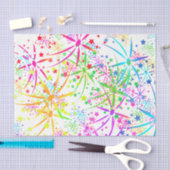 Papier Mousseline Étoile de feu d'artifice en papier-ciel (Artisanat)