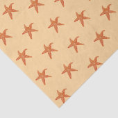 Papier Mousseline Étoile de mer mignonne (Détail)