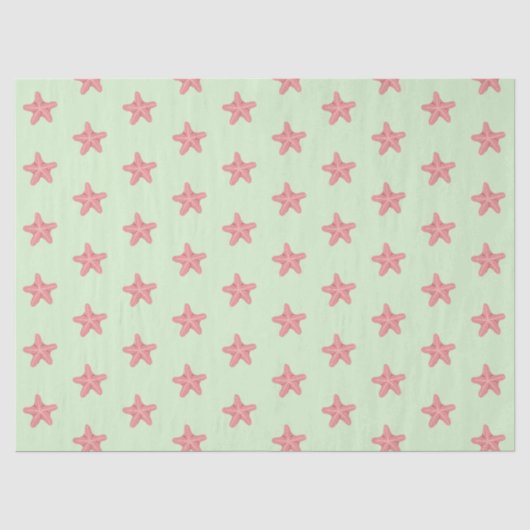 Papier Mousseline Étoile de mer mignonne (Recto)