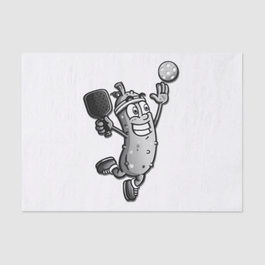 Papier Mousseline Étoile de Pickleball (Recto)