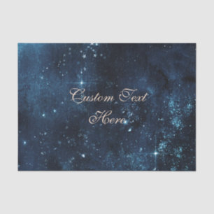 Papier Mousseline Etoile Galaxie céleste Aquarelle Mariage personnal