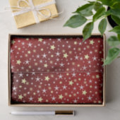 Papier Mousseline étoile rouge, forme, brillant, design, graphique,  (Cadeau)