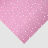 Papier Mousseline Étoiles assez de rose et de blanc (Détail)