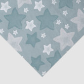 Papier Mousseline Étoiles bleues (Détail)