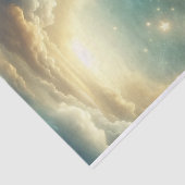 Papier Mousseline Étoiles célestes brillantes étoile ciel d'annivers (Détail)