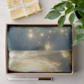 Papier Mousseline Étoiles célestes brillantes étoile ciel d'annivers (Cadeau)