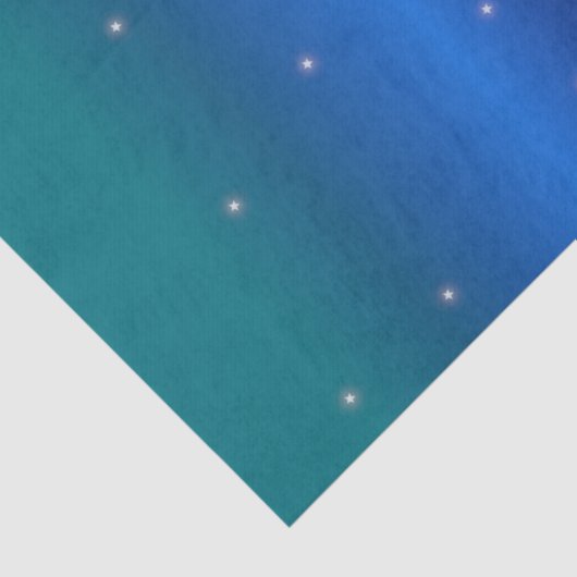 Papier Mousseline Étoiles dans une nuit d'hiver (Détail)