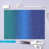 Papier Mousseline Étoiles dans une nuit d'hiver (Artisanat)