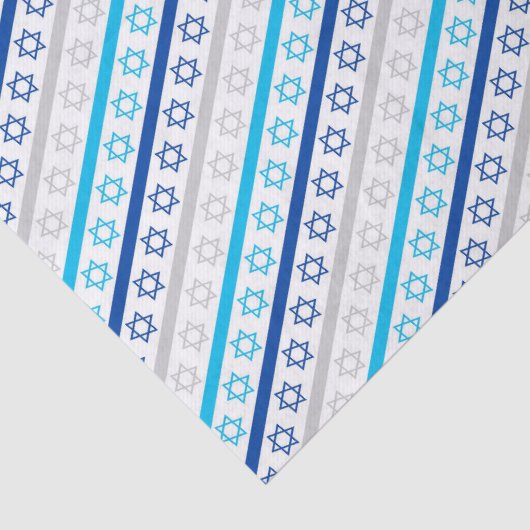 Papier Mousseline Étoiles De David Pour Hanoukka (Détail)
