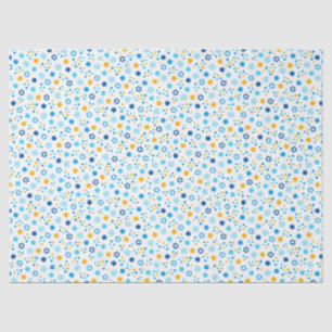 Papier Mousseline Étoiles de Hanoukka