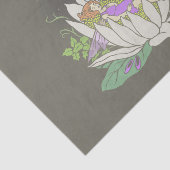 Papier Mousseline Étoiles de la Lune de Fleur Dormir (Détail)