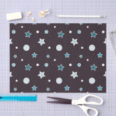 Papier Mousseline Étoiles de Noël (Artisanat)