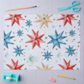 Papier Mousseline Étoiles de papier et flocons de neige Noël (Artisanat)