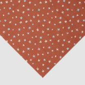 Papier Mousseline Étoiles De Vacances Simples Et Séparées (Détail)