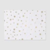 Papier Mousseline Étoiles d'or (Recto)