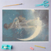 Papier Mousseline Étoiles éparses OEuvre d'art bleu Découpage d'art (Artisanat)