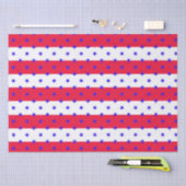 Papier Mousseline Étoiles et bandes (Artisanat)