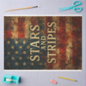 Papier Mousseline Étoiles et rayures dans le papier découpage en dét (Artisanat)