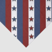 Papier Mousseline Étoiles et rayures patriotiques (Détail)