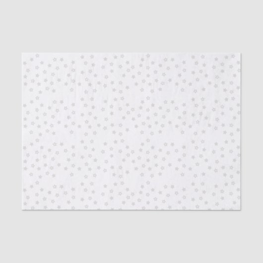 Papier Mousseline Étoiles grises (Recto)