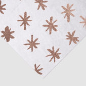 Papier Mousseline Étoiles métalliques - cuivre (Détail)