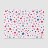 Papier Mousseline Étoiles patriotiques (Recto)